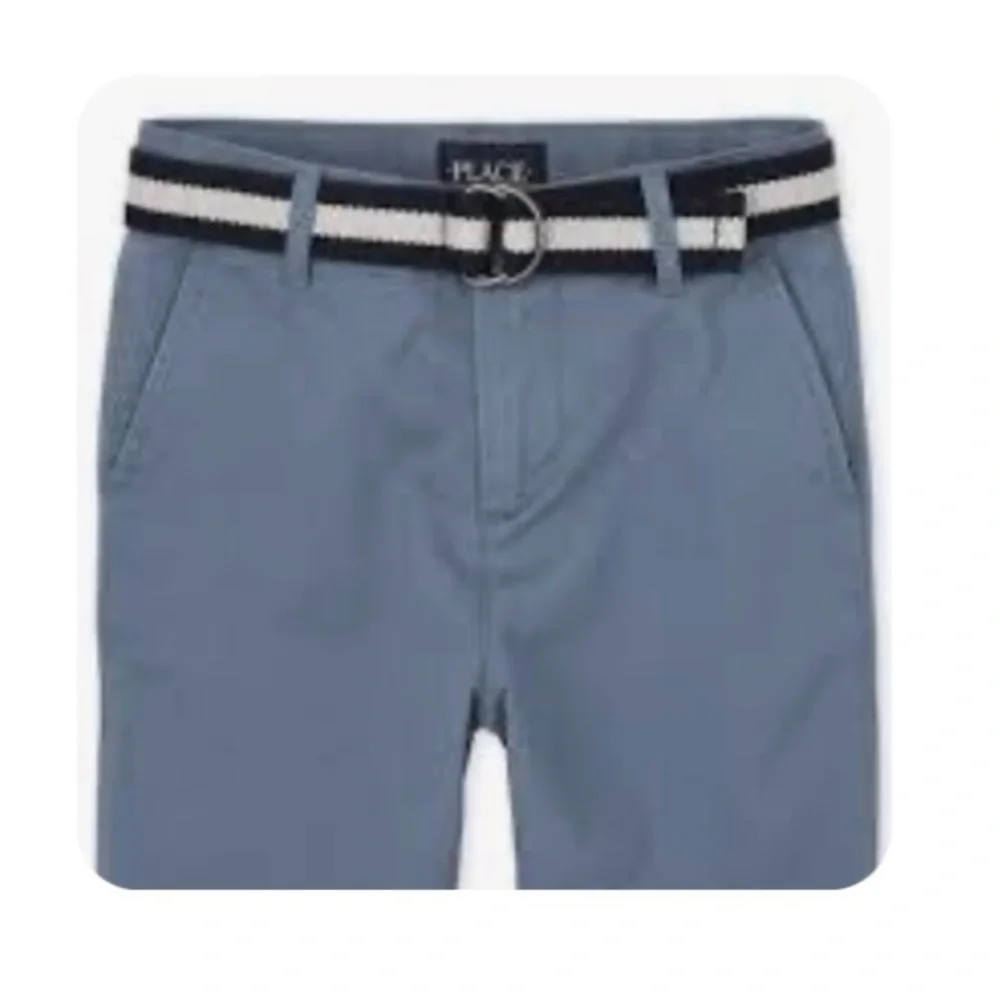 🪻 🚦3-$25🚦NWT TCP Blue Chino Shorts w/Belt Size 3T